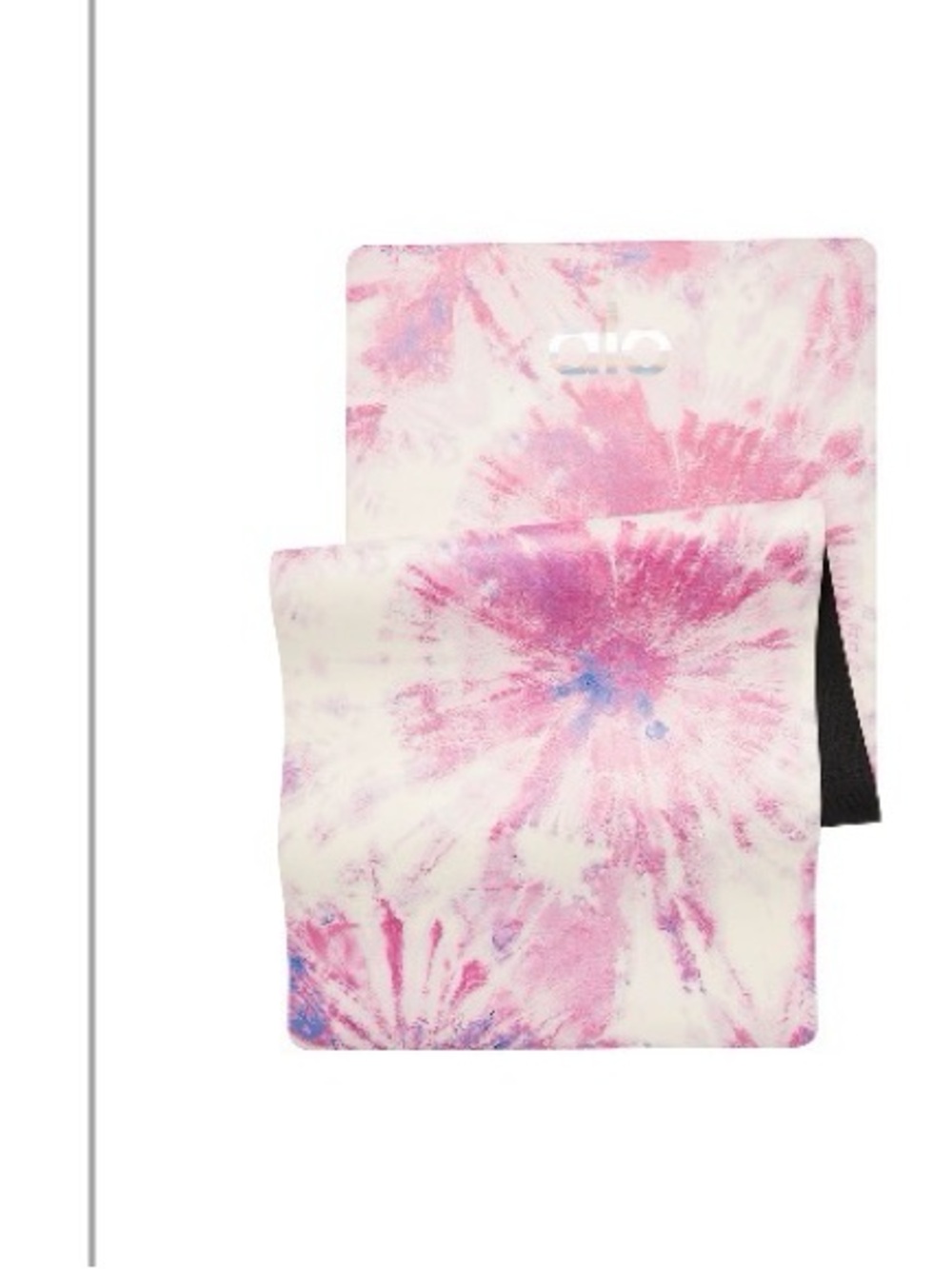 ALO Yoga Pink Tie-Dye Foldable yoga mat